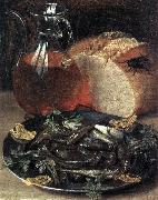 FLEGEL, Georg Still-life with Fish dfgw oil painting artist